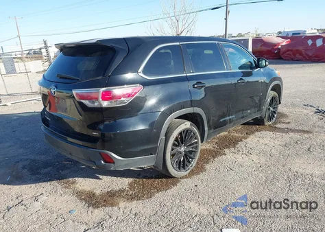 2016 Toyota Highlander Le V6 z USA, uszkodzony, nr VIN 5TDBKRFH5GS263497